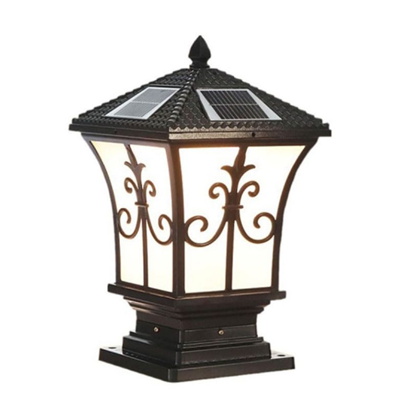 Outdoor Power Post - AB08-Solar Powered LED Post Lights Outdoor