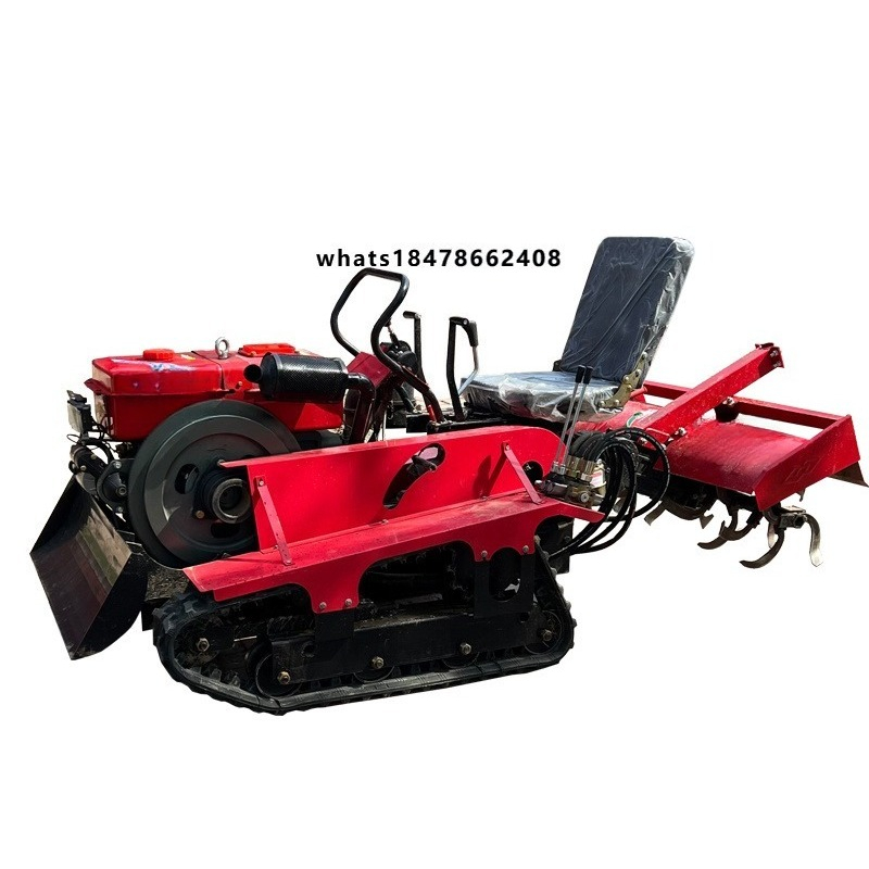 Garden Tiller Mini - Tractor Cultivator Agricultural Farming Micro Tiller