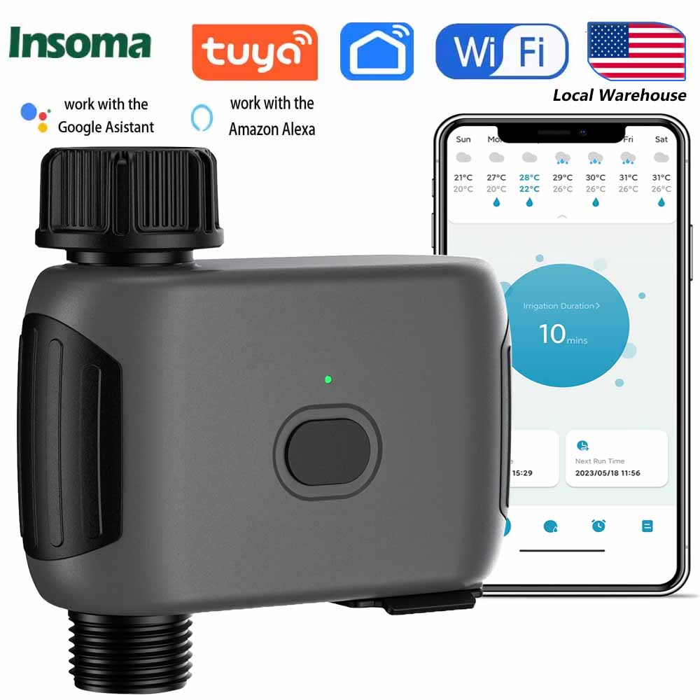 Outdoor Power Timer - INSOMA automatic plant irrigation Smart Wifi