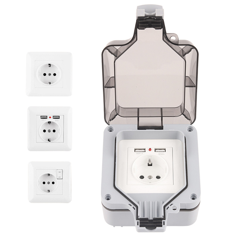 Outdoor Power Timer - IP66 Outdoor Weatherproof 16A Grounded 250V