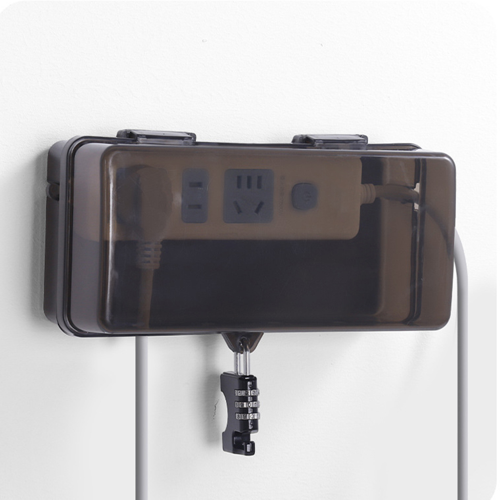 Outdoor Power Socket Cover - Waterproof Large Outdoor Electrical Box Lockable