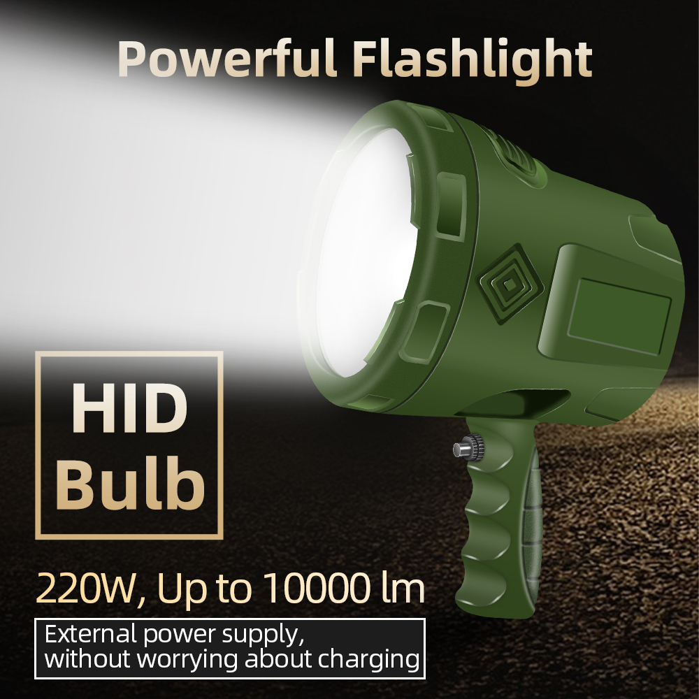 Outdoor Power Not Working - HID Spotlights Flashlight 220w 12v Powerful