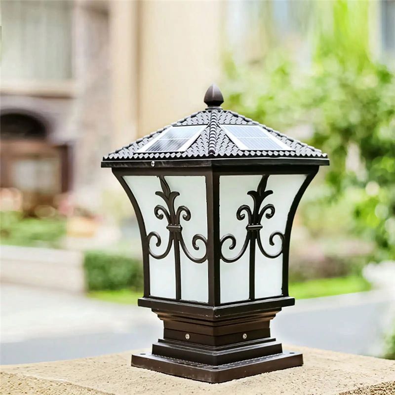 AB08-Solar Powered LED Post Li - огляд і ціна Outdoor Power Post