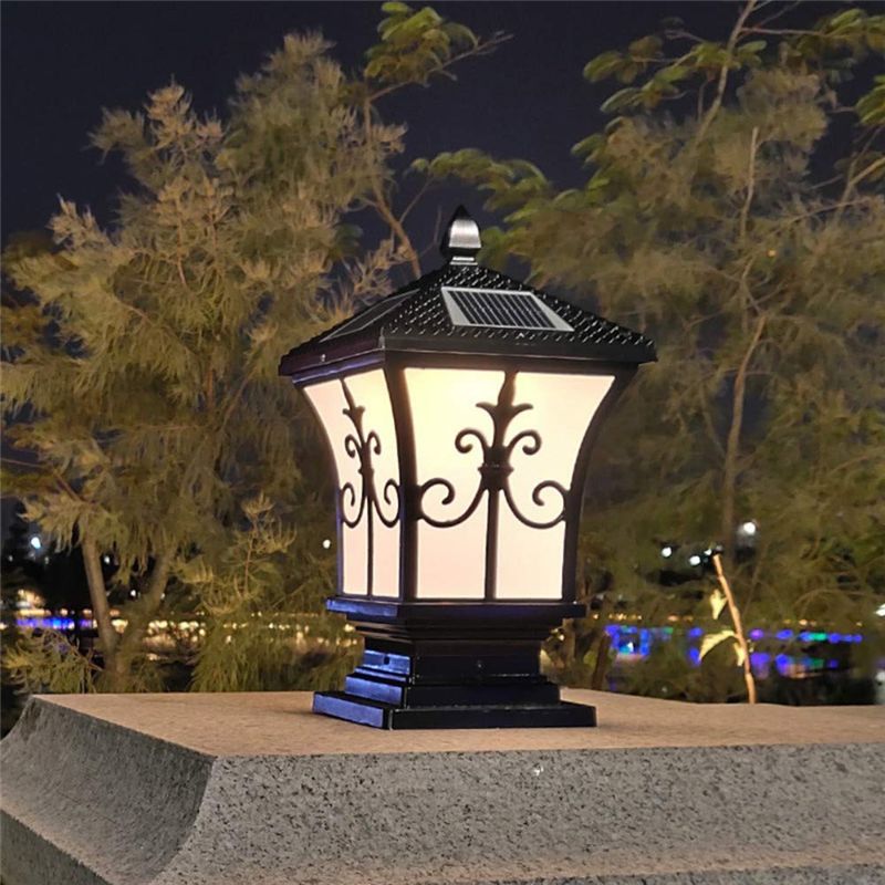 AB08-Solar Powered LED Post Li - огляд і ціна Outdoor Power Post
