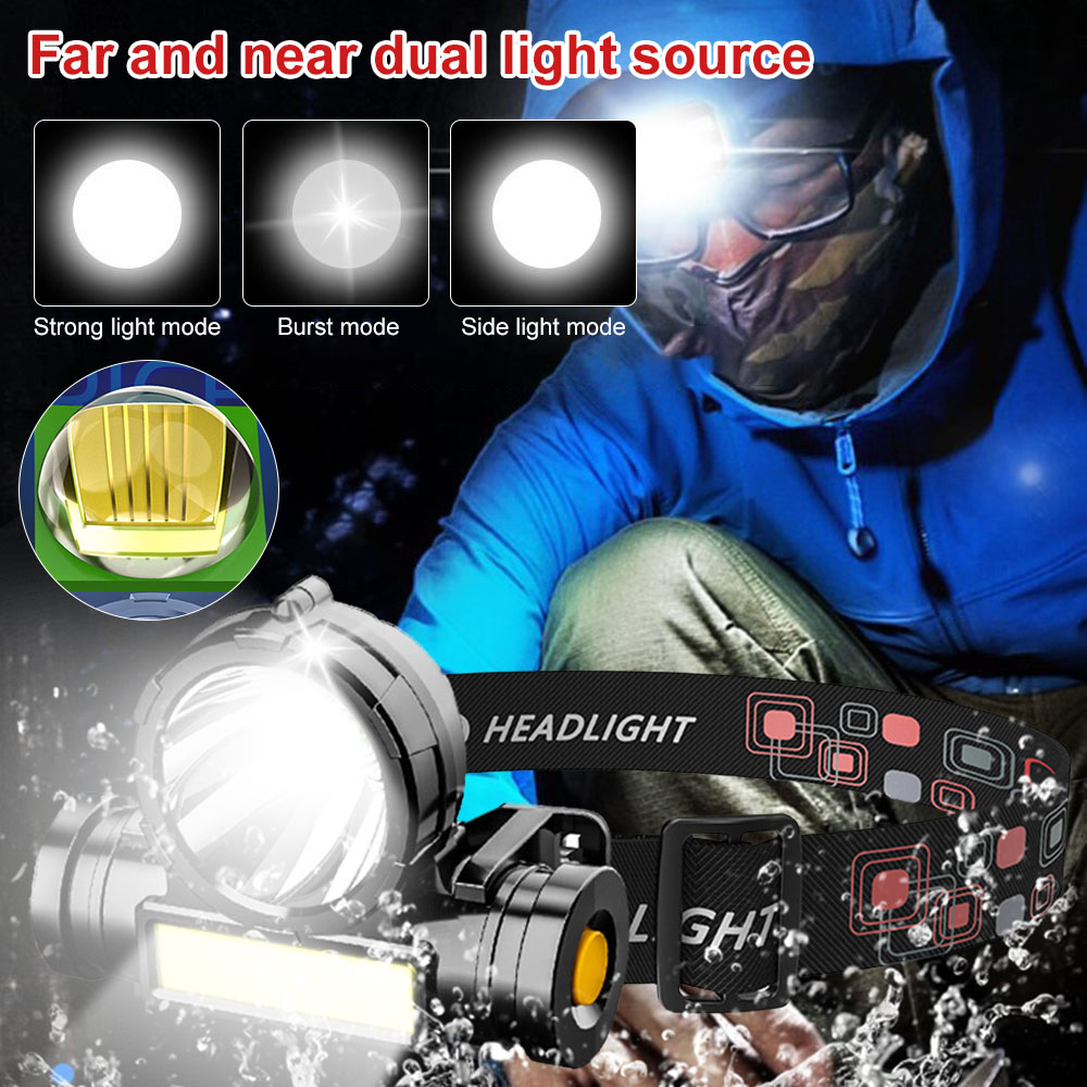 LED USB Rechargeable COB Headl - огляд і ціна Outdoor Power Source