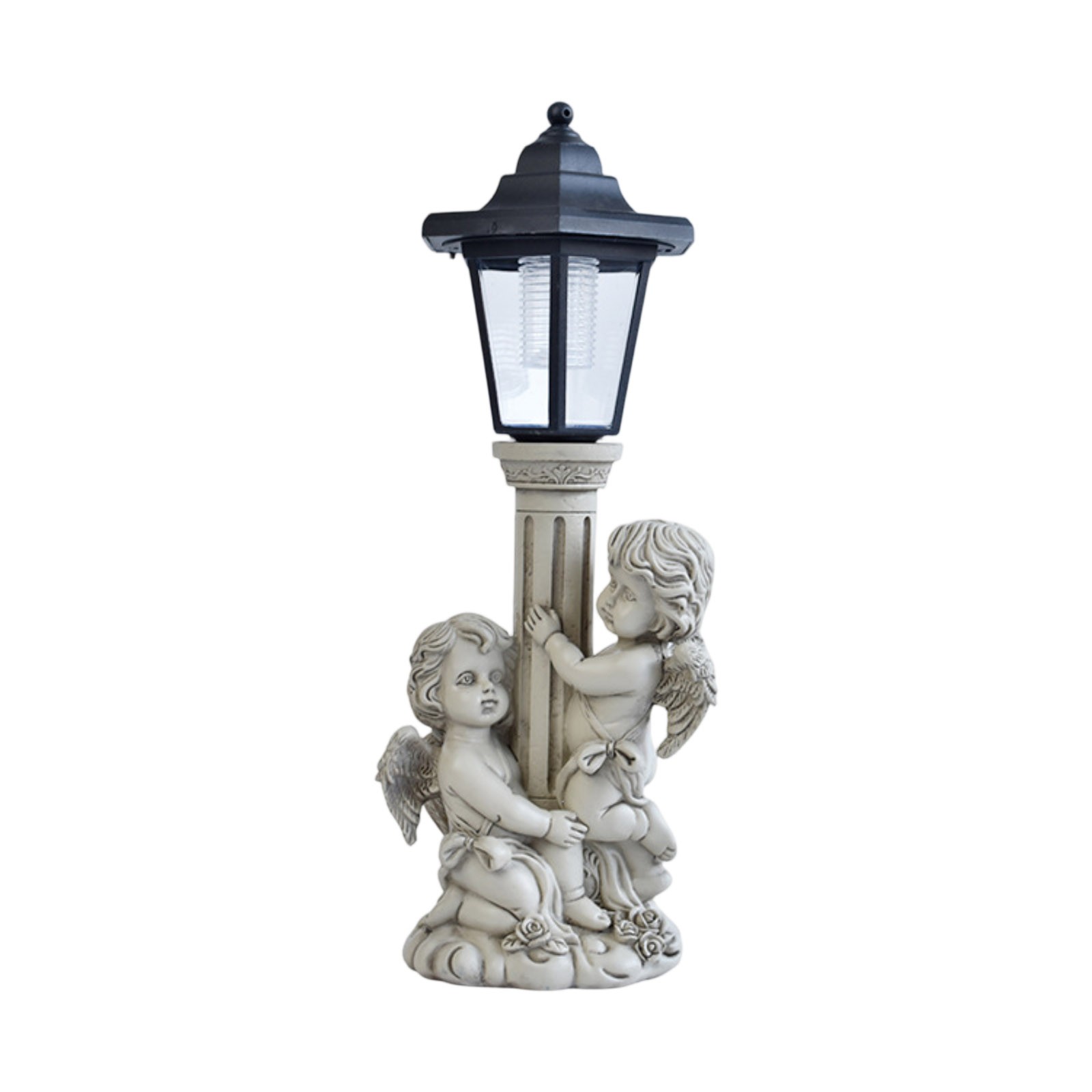 Garden Angel Statue Solar Post - огляд і ціна Outdoor Power Post