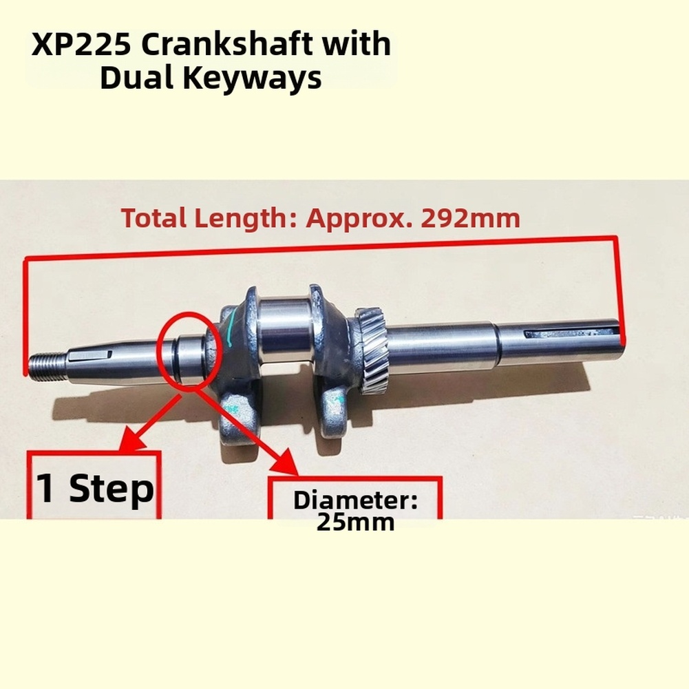 Crankshaft Dual Keyway 292mm L - огляд і ціна Garden Tiller Mini