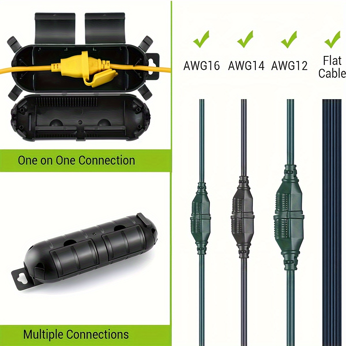 Extension Cord Plug Connection - огляд і ціна Outdoor Power Socket Cover