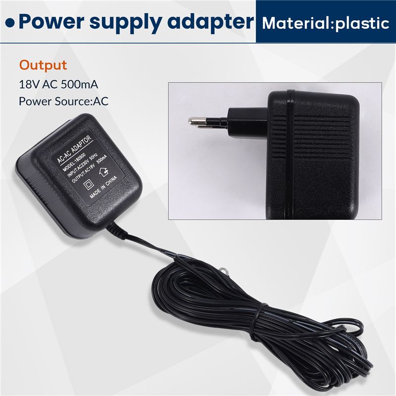 18V 500MA Power Supply Battery - огляд і ціна Outdoor Power Adapter Ring