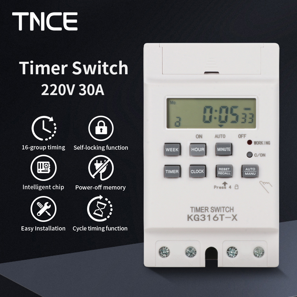 TNCE 30A Time Control Switch 2 - огляд і ціна Outdoor Power Timer