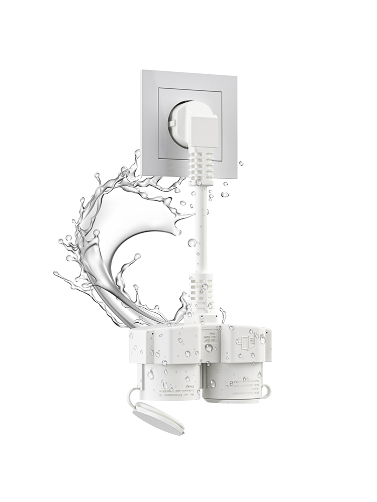 EU Extension Cable with 2 Schu - огляд і ціна Outdoor Power Socket Cover