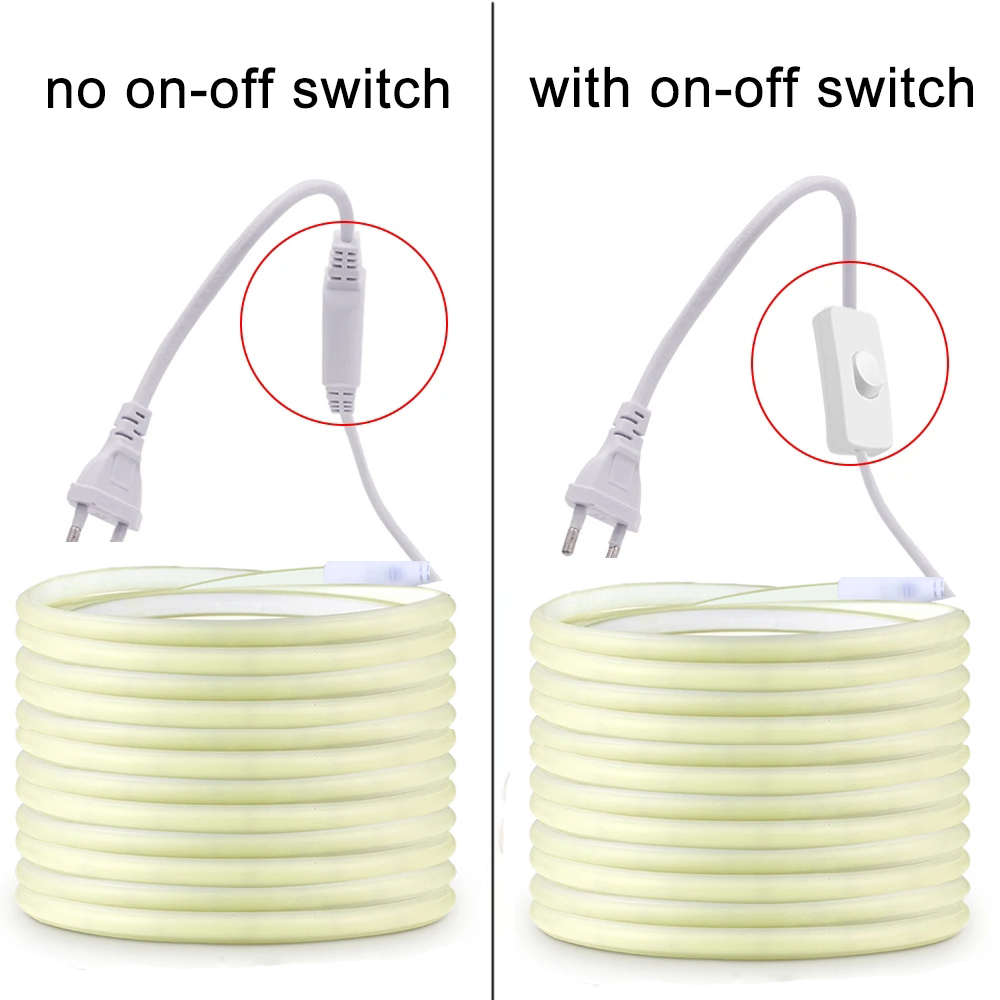 220V Led Strip with ON/OFF Swi - огляд і ціна Outdoor Power Strip Weatherproof