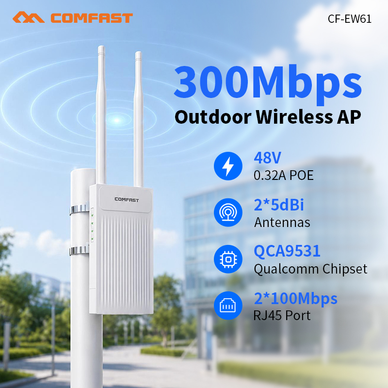 COMFAST 300/1200Mbps Outdoor W - огляд і ціна Outdoor Power Post