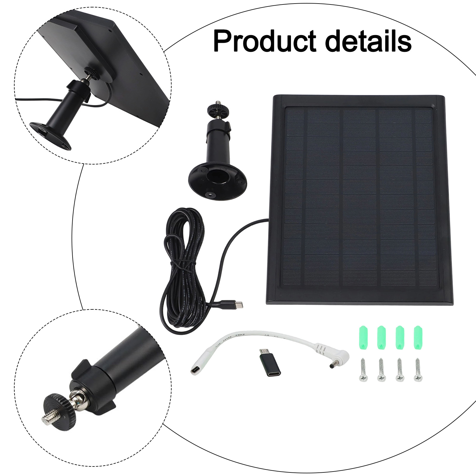 For Ring Devices Solar Charger - огляд і ціна Outdoor Power Source