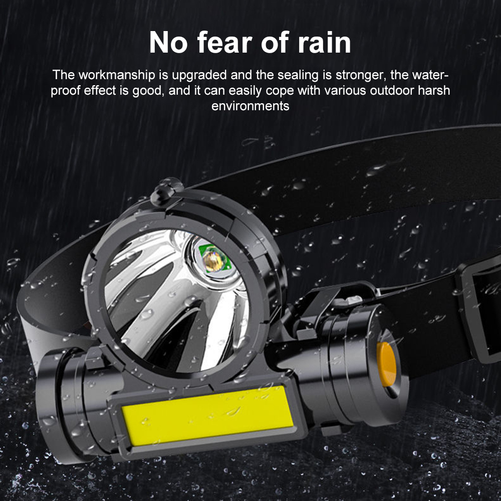 USB LED Rechargeable COB Headl - огляд і ціна Outdoor Power Source
