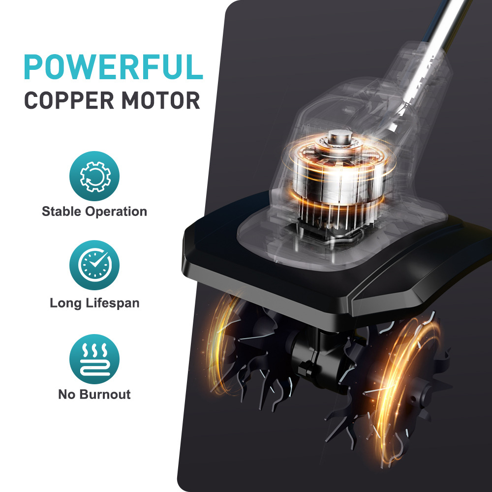 21V Lithium High Power Mini Ti - огляд і ціна Garden Tiller Mini