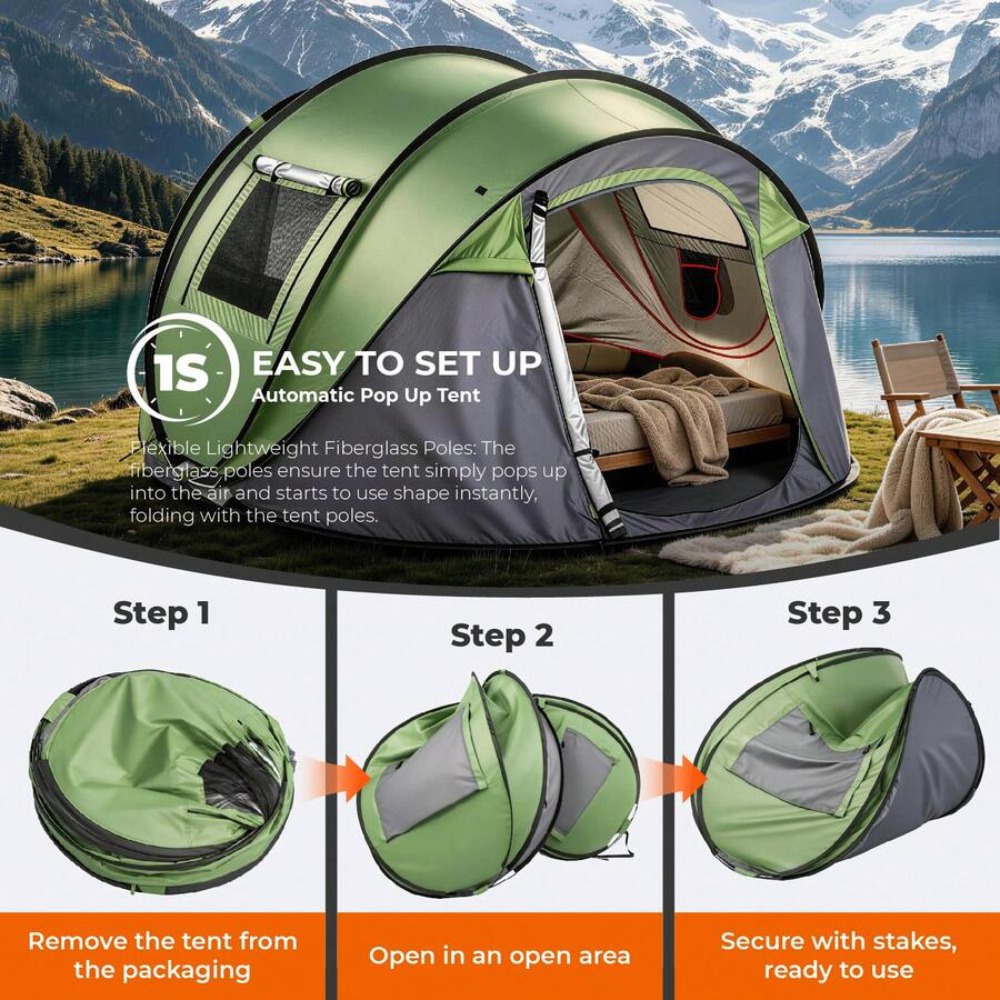 4 Person Pop Up Camping Tent I - огляд і ціна Outdoor Power Socket Cover