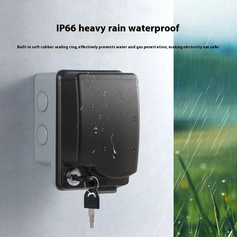 Outdoor Waterproof Socket Open - огляд і ціна Outdoor Power Socket Cover