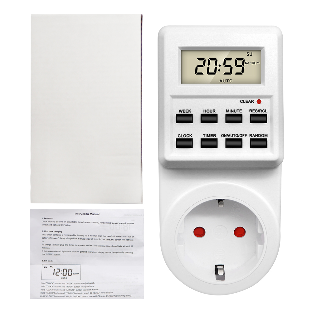 TM03 Digital Timer Switch Sock - огляд і ціна Outdoor Power Timer