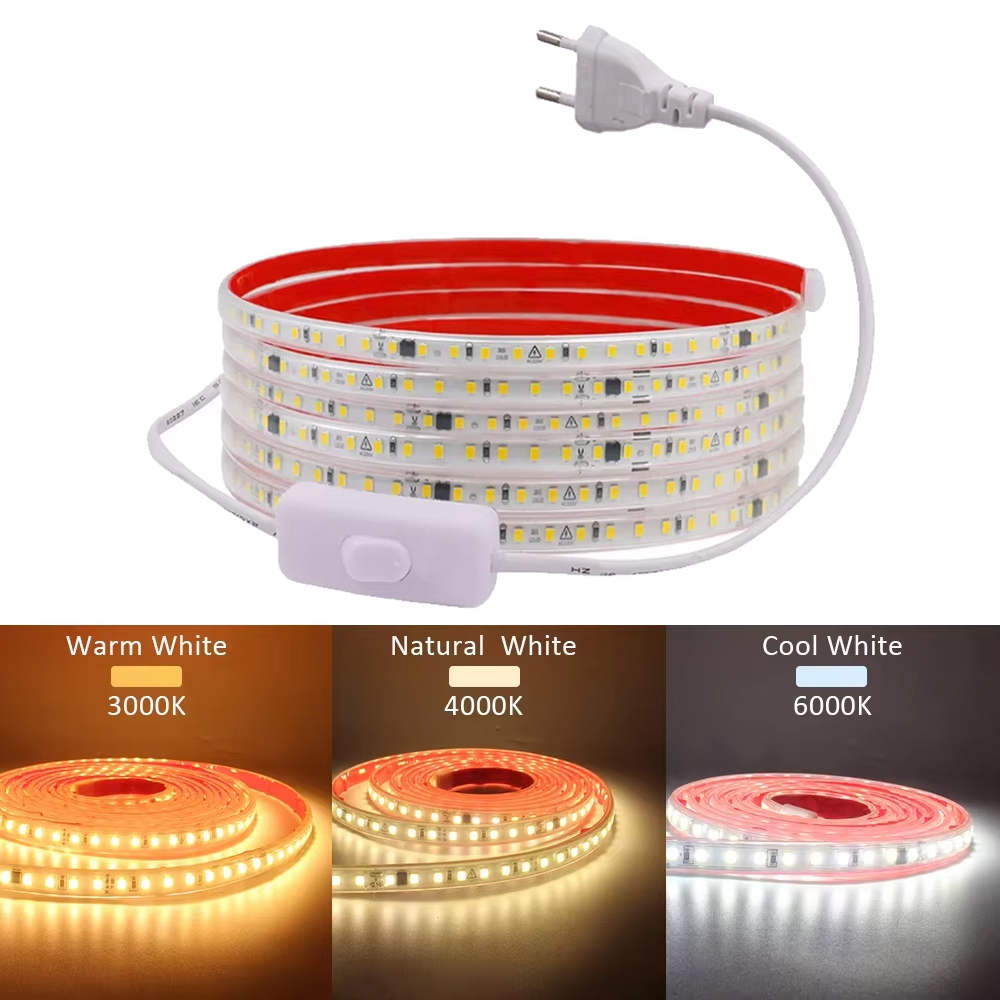 220V IP68 Waterproof 120LEDs/m - огляд і ціна Outdoor Power Strip Weatherproof