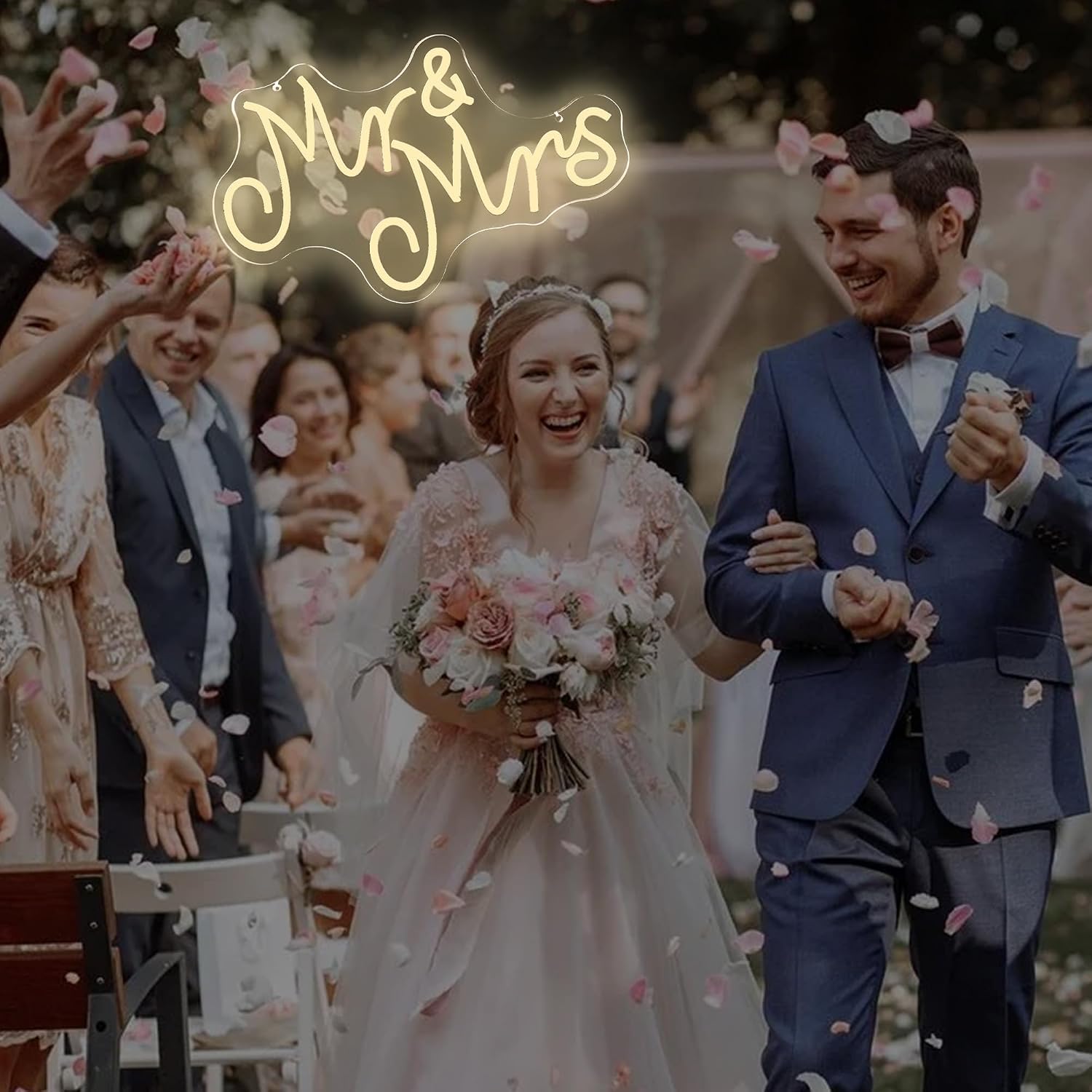 Mr & Mrs LED Neon Sign USB Pow - огляд і ціна Outdoor Power For Wedding