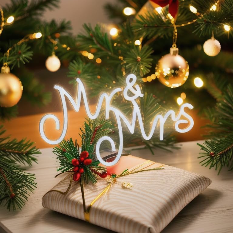 Mr & Mrs LED Neon Sign USB Pow - огляд і ціна Outdoor Power For Wedding