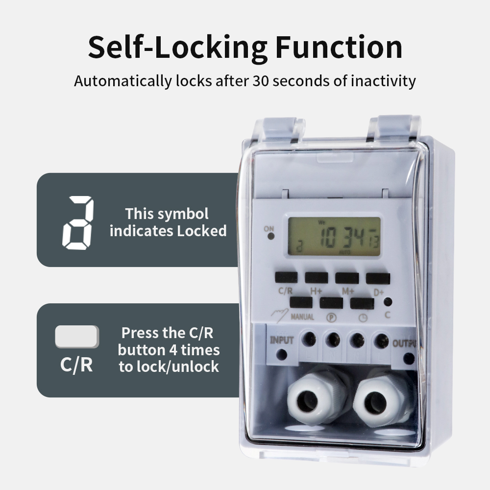 TNCE 30A Timer Switch, Waterpr - огляд і ціна Outdoor Power Timer