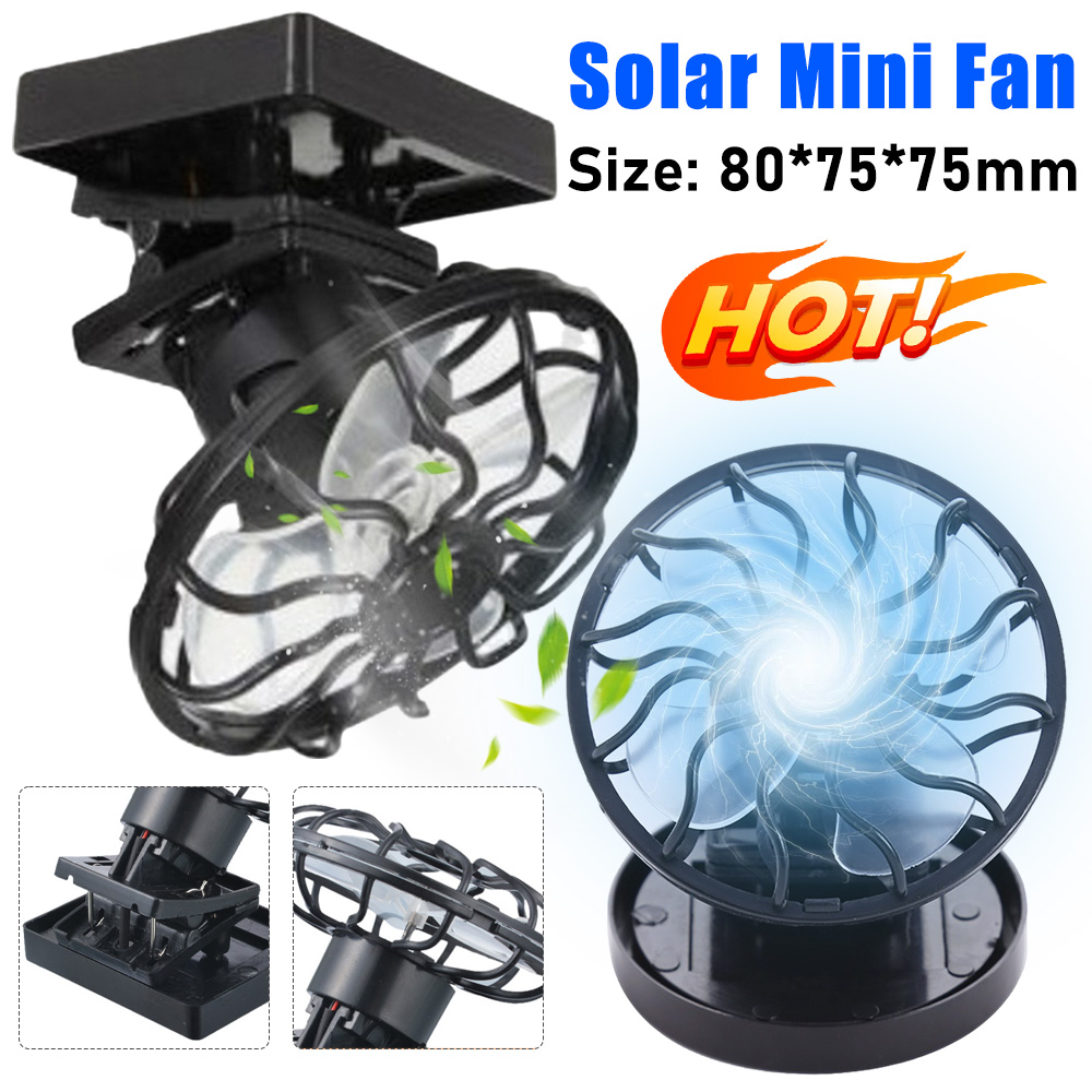 Solar Power Mini Clip Fan Clip - огляд і ціна Outdoor Power Timer