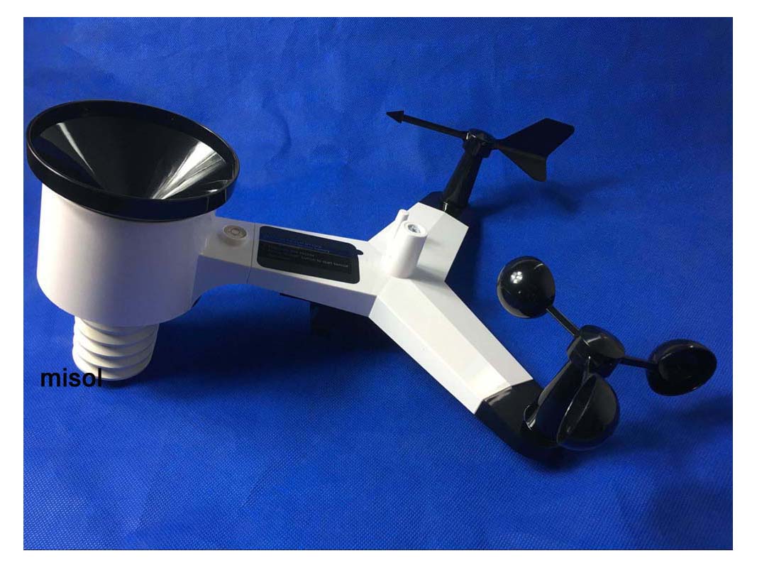 MISOL WiFi Weather Station wit - огляд і ціна Outdoor Power Tower
