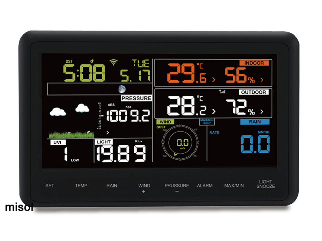 MISOL WiFi Weather Station wit - огляд і ціна Outdoor Power Tower
