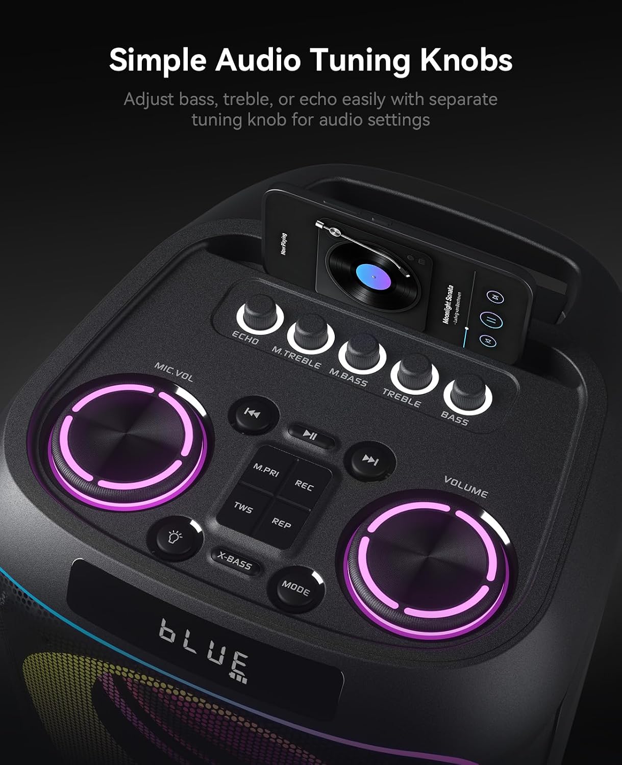Portable Bluetooth Party Speak - огляд і ціна Outdoor Power Wheels