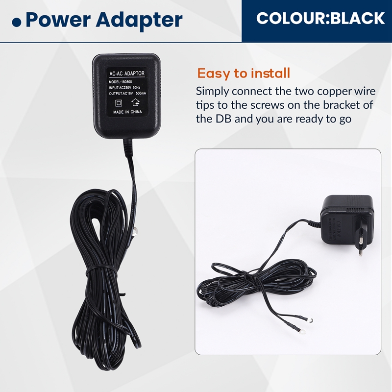 18V 500MA Power Supply Battery - огляд і ціна Outdoor Power Adapter Ring