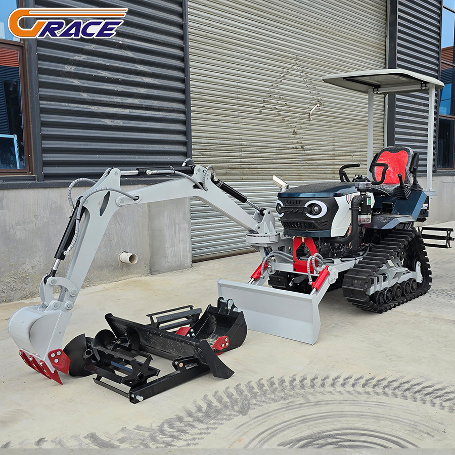 Customize Mini Crawler Tractor - огляд і ціна Garden Tiller Mini
